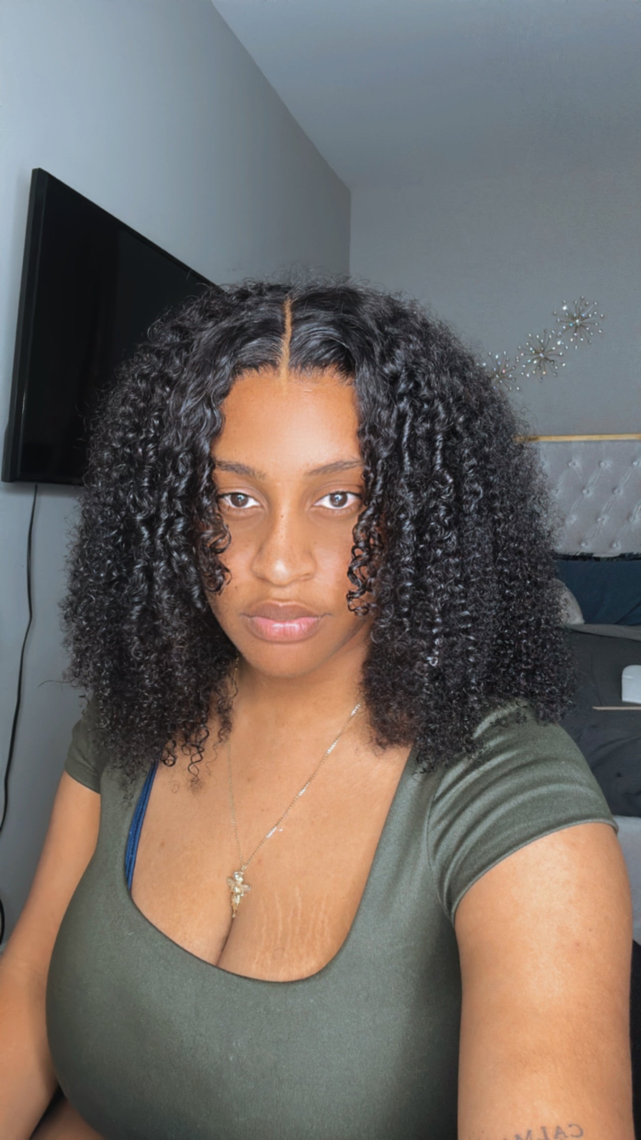 Kinky curly wig